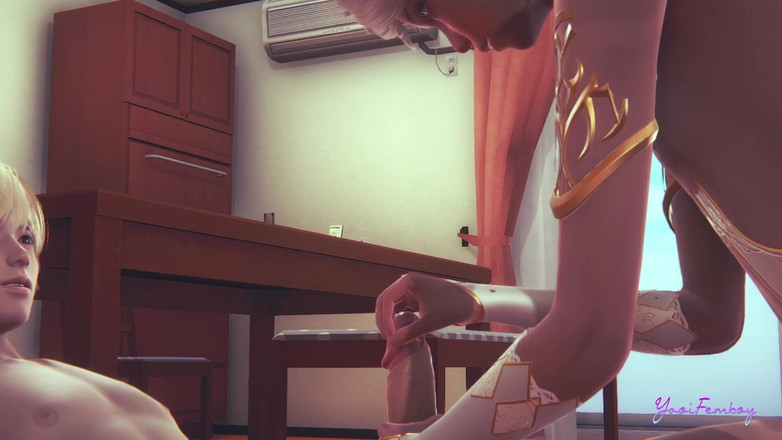 Yaoitube: Yaoi Femboy Erik - aproveite usando suas mãos e quando eles...