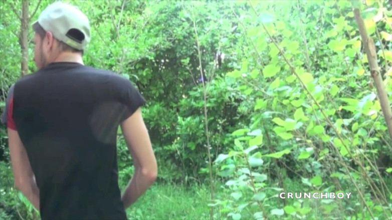 Crunch Boy: Fucked by 2 bad boys in exhib cruising place