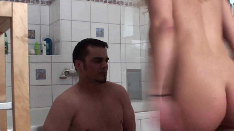Femdom Austria: Slapping in the bathroom