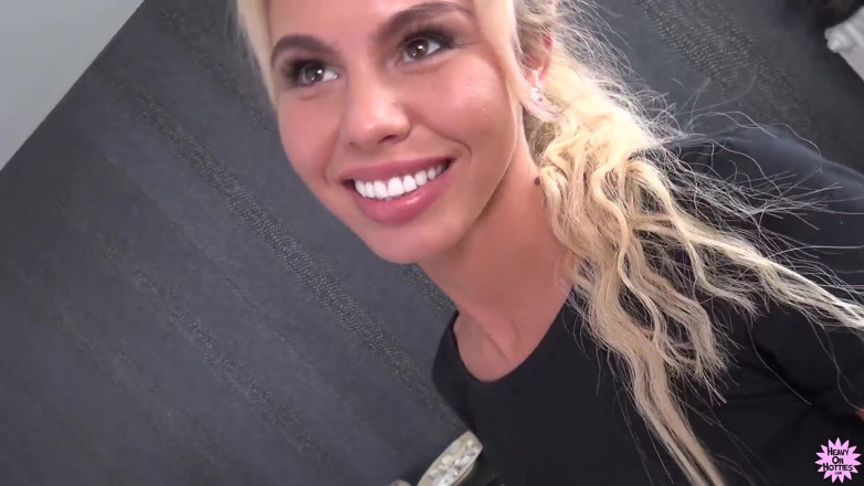Heavy on Hotties: Skinny blonde ballerina destroyed by loveable fattie