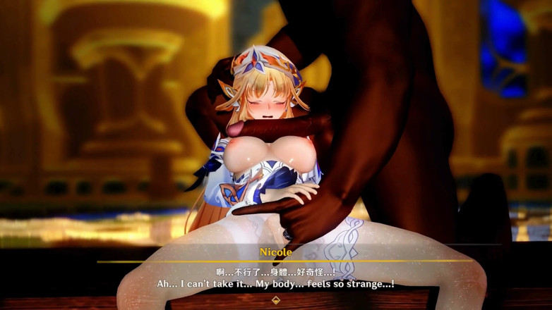 NSFWOtaku: Genshin impact - hony nicole ntr seks sahnesi - 3 boyutlu hentai animasyonları