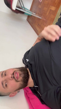 Shh... Sp!ying and Filming My Wife Massaging Hot Friend - POV