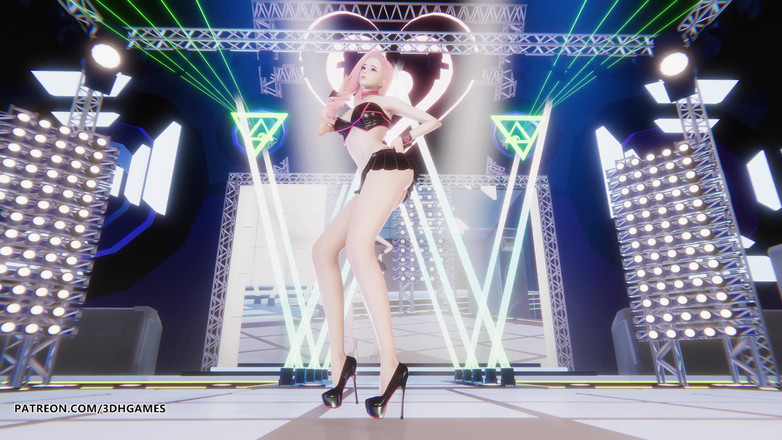 3D-Hentai Games: [mmd] rainbow blaxx - whoo seraphine seksi striptiz dans league of...