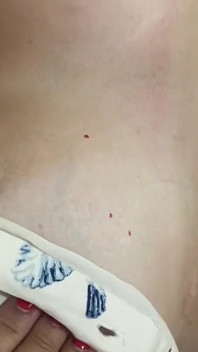 Busty MILF Stepmom Fondles Herself in Bed