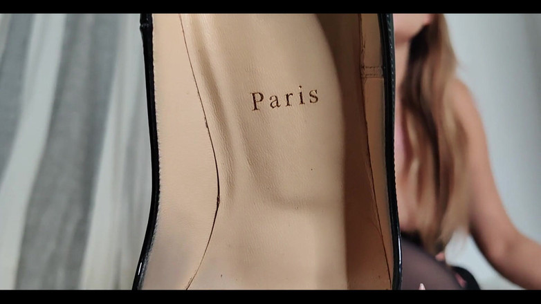 Goddess Lena: Nylon Feet Jerk off Instructions