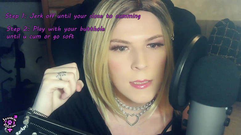 Jessica Bloom: Jessica Bloom sissygasm guide &amp; how a good slut cleans up (011)
