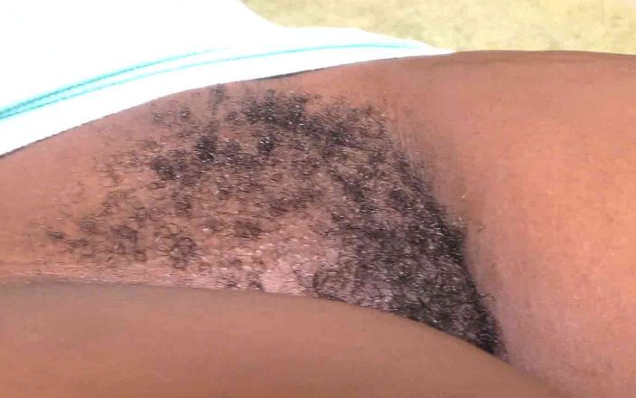 Bambulax: Black Hairy Pussy Fucked and Filled by a Big White...