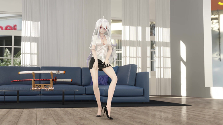 MikuMotion: [mmd] Genie Office Lady in uniforme