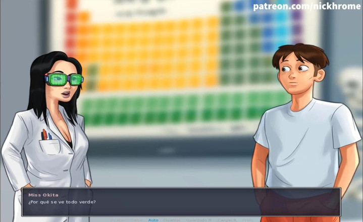 Cartoon Universal: Summertime saga part 155 - nude classmates ( Spanish sub )