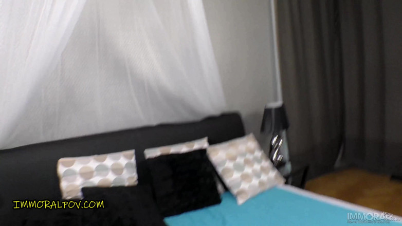 Immoral POV: Young bride takes two cocks to make cuckold husband happy