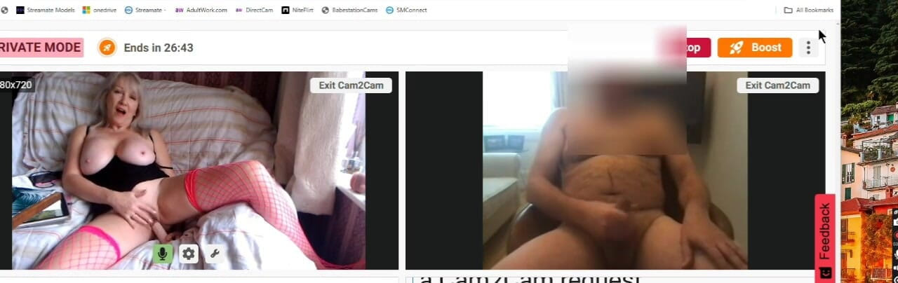 British Cougar: Cam to Cam He Makes Me Cum