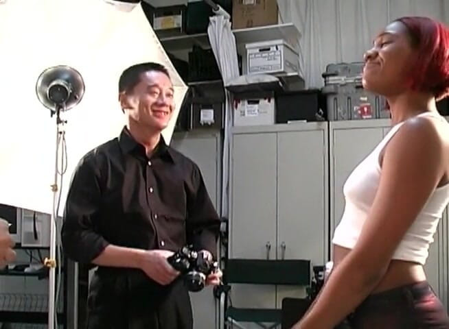 BBC Bootycasting: Ebony vixen fucked by asian dude