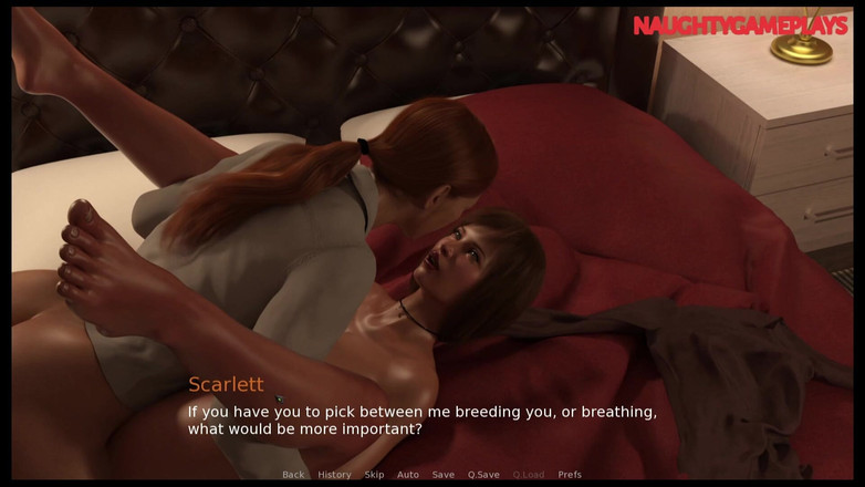 Naughty gameplays trans: Serge3dx (풀 롱 게임 플레이) 최고의 후타나리 트랜스 게임으로 밀프 브리더