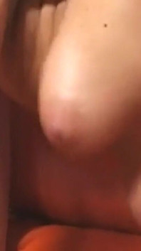 Busty Blonde MILF Fingers Dripping Pussy Wildly