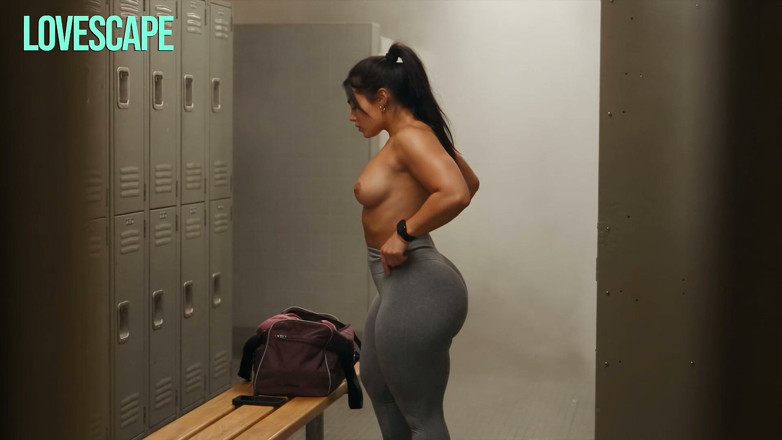 Lovescape: Nieśmiały facet z siłowni w końcu pieprzy jego Fitness Crush (ai)