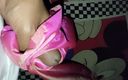 Satin and silky: Satin Silk Handjob Porn - Pink Satin Silk Suit Handjob of...