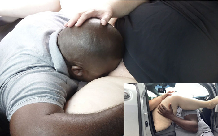 Big juicy ass booty clapper & jamdown: BbW macecha s velkým zadkem šuká černého, přistižena na veřejnosti v autě,...