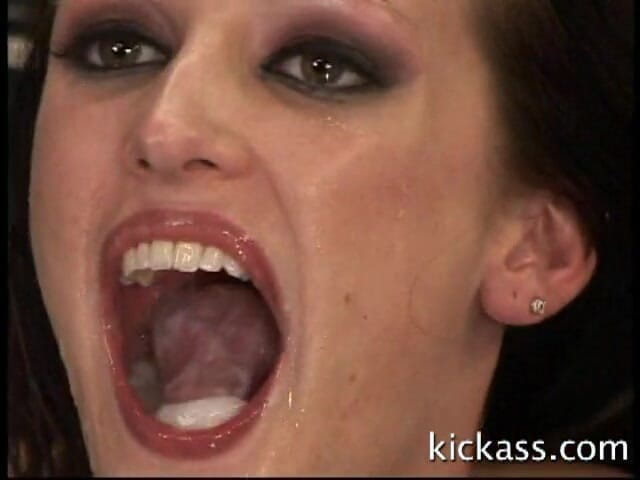 Kick Ass Pictures: Movie From Hailey Young of 10 Man Cum Slam
