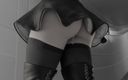 The fox 3D: Nier Automata 2b jebanie z Last Human by Secazz Animation with...