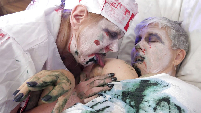 Dirty Doctors Clips - Mature British Lesbians: Sex šílené lesbické zombie