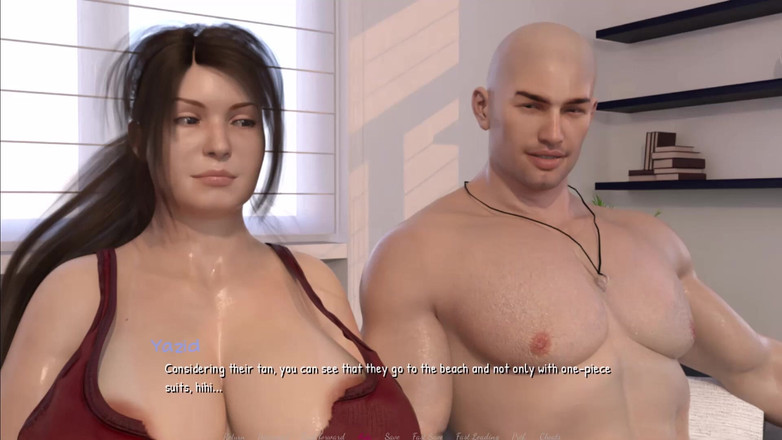 Johannes Gaming: Metf#35 -ナビレは彼女の猫を舐めてラディアを目覚めさせた...ナビレは浴室でカンザを犯した...カンザはサイードにフェラチオをした。