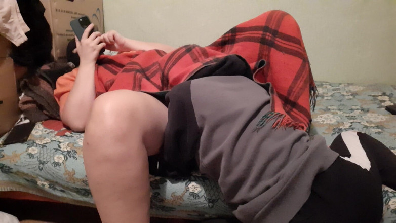 Lesbian-illusion: My Shy Girlfriend Crawled Under the Covers and Woke Me...