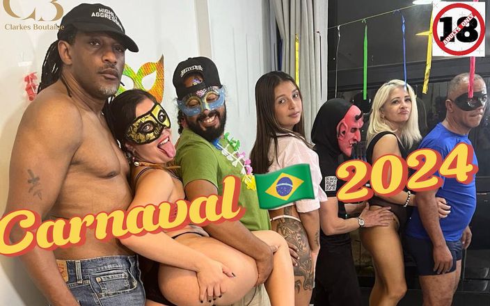 Latina&#039;s favorite daddy: Carnaval 30 kat yukarı grup seks partisi 2024