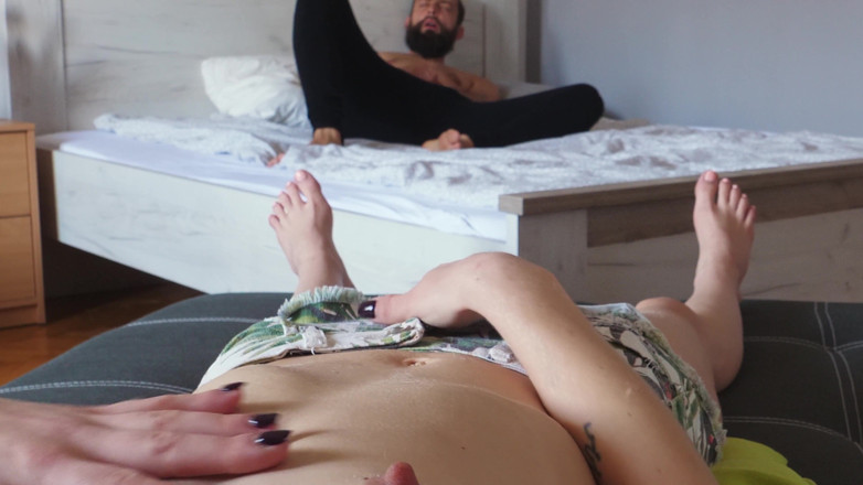 Camvivian: Horny friends observe each other and jerking off together
