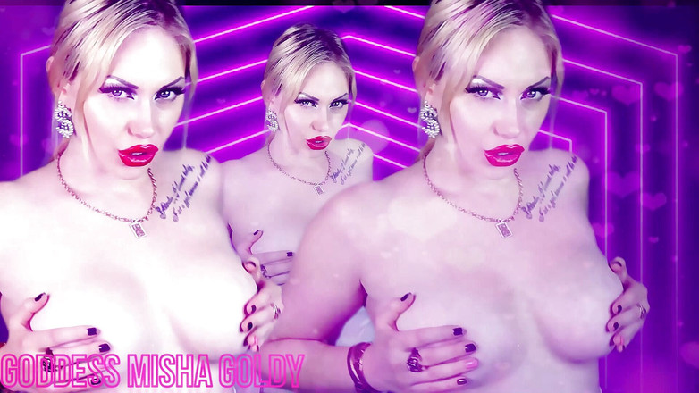 Goddess Misha Goldy: Okouzlující škádlení a odmítání! Edge a škubání! Budu tě popírat znovu a...