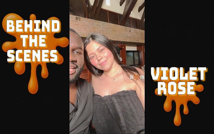 Semaj Media: 비하인드 스토리!! 바이올렛 로즈와 나는 이야기하고, 놀고, 내 자지를 빨아!!