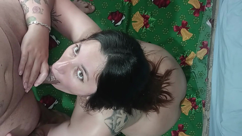 Couple of Fire: On My Knees, Sucking My Boss's Dick Until He Cums...