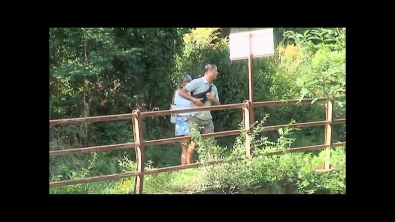 Out Sexxx: Публічний секс красивої збудженої мамки з великими цицьками, відтрахана і камшот на дупу величезним членом