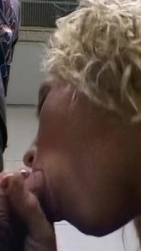 Sloppy Cock Worship - Blonde Slut Licking Every Inch