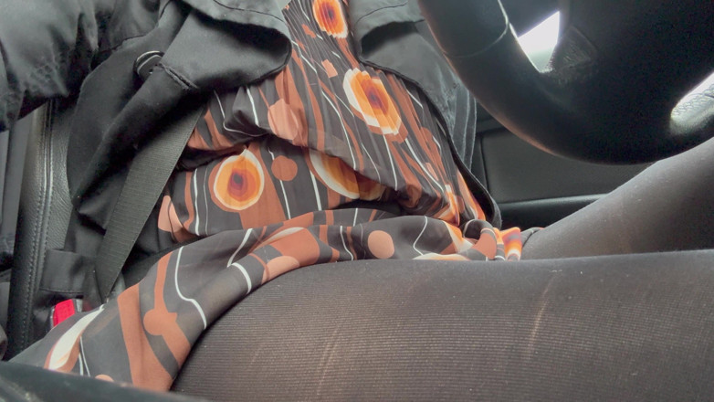 Step Mommy: Elegant Stepmom Drives to the Office Wearing Tights and a...