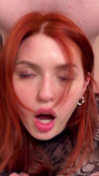 Sucking Like a Filthy Whore! Super Sloppy Wet Blowjob and Hardcore Fucking. Huge Cum Load All Over My Face!