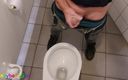 Funny boy Ger: Horny at Work: Jerking off and Cum in the Toilet...
