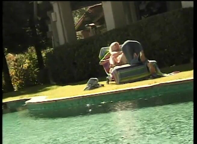 VOP Porno: Blonde lesbians pleasure each other outdoor