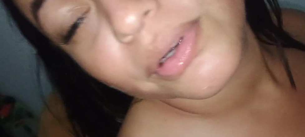 AngyAmazon: Cuckold Hubby Eats the Cum of My Bull Straight From...