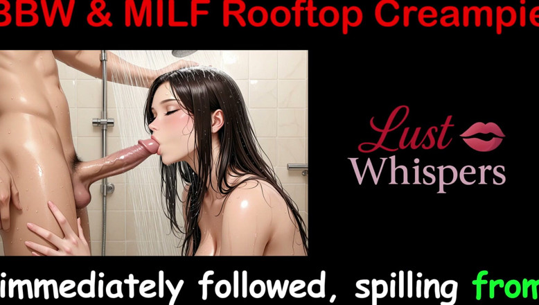 LustWhispers: BBW &amp; MILF střešní creampie - anglický sexuální příběh