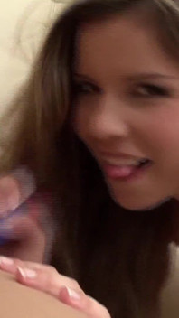Two Sexy Teens Eat and Please Their Hairy Pussies with Toys on the Sofa