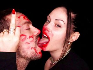 Goddess Misha Goldy: Red lipstick compilation &amp; lip tease! 50$ instead of original price 85$