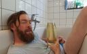 Self and golden pleasures: Piss lover - fun in bathroom part 02