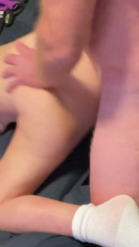 Hot MILF Gets Fucked Doggystyle Hubby Cums on Her Ass
