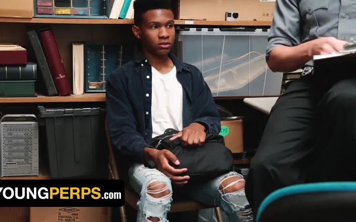 Young Perps: Young Perps - Naughty Black Boy Darien Foster Gets Dominated By...