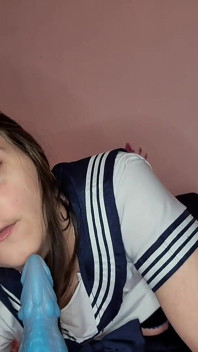 Masturbation with Dildo, Spanking, Slaps on the Breasts; All This in 100 Amateur Mode