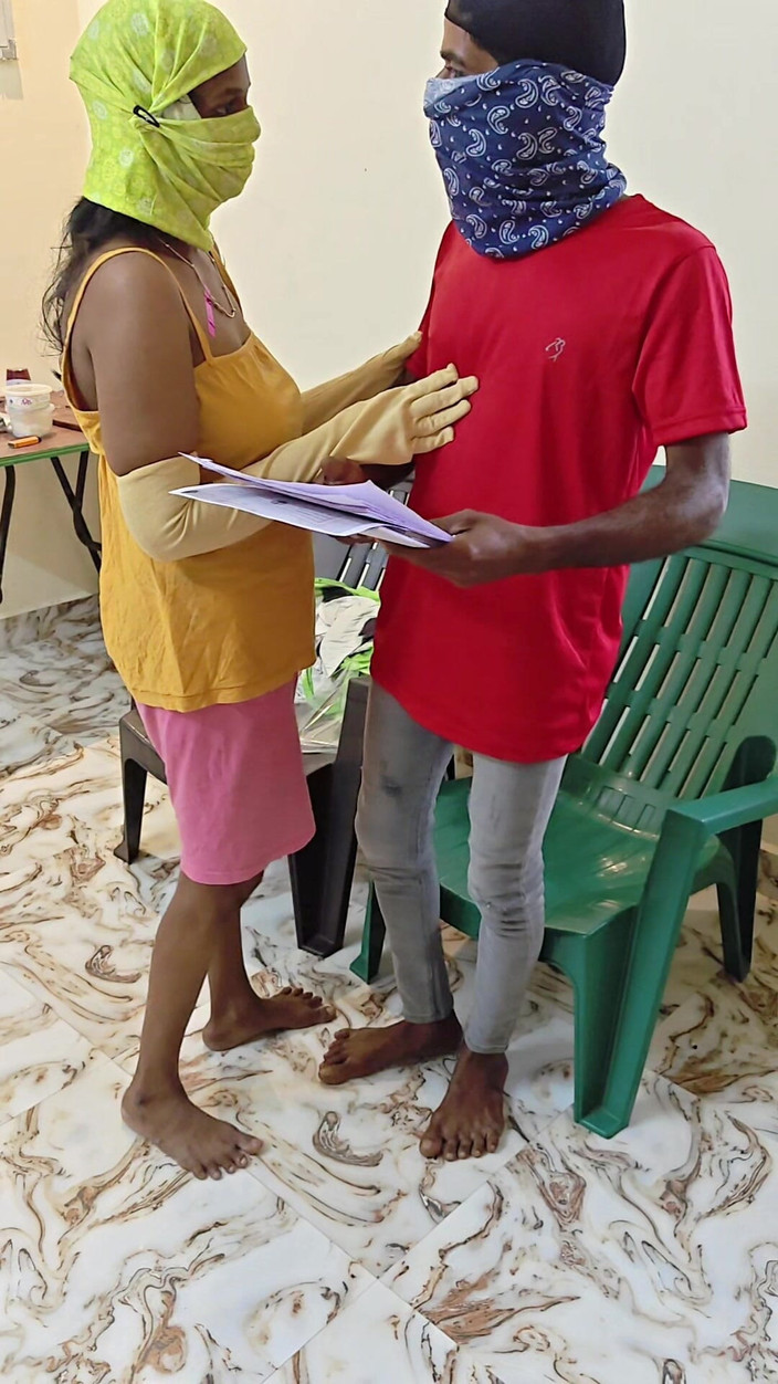 Thesana: Lening verificatie man en huisvrouw