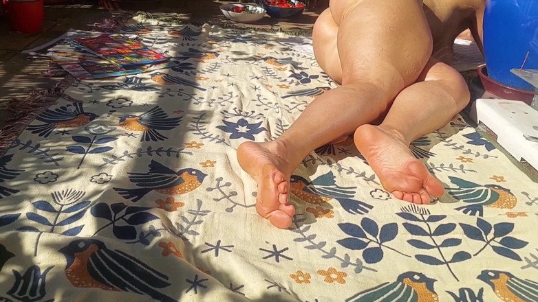 Selena701: Amatérská blonďatá zralá manželka venku