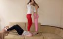 Petite Princesses FemDom (PPFemdom): Extreme Double Femdom - Head Trampling and Full Weight Head Standing...