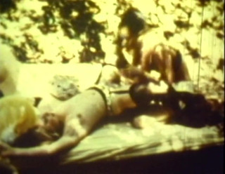 Vintage megastore: Retro lesbian outdoor actions