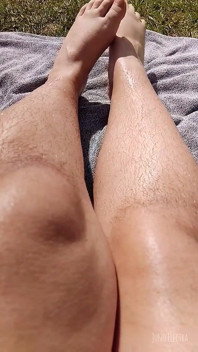 Hairy Legs at the Lake